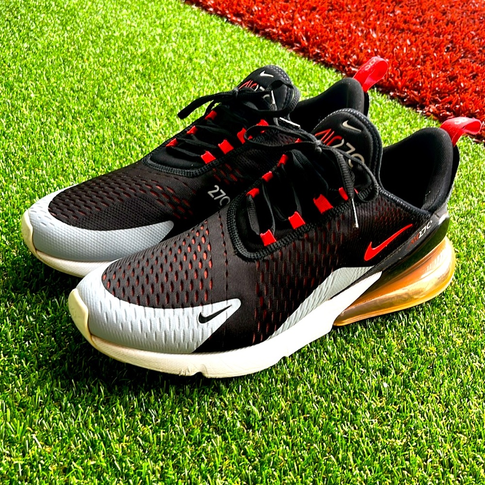 Nike Air Max 270 Black, Red and Grey - Size 13